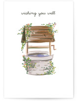 wishing well Individual Get Well Greeting Cards