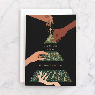 Parts of a Whole Individual Holiday Greeting Cards