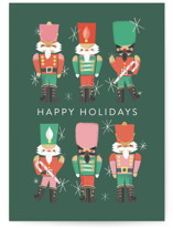Nutcrackers Individual Holiday Greeting Cards