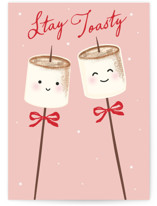Toasted Marshmallows Individual Holiday Greeting Cards