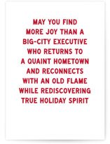 Holiday plot Individual Holiday Greeting Cards