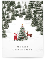 Christmas Forest Individual Holiday Greeting Cards