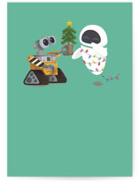 Disney and Pixar's Wall-E Christmas Tree Individual Holiday Greeting Cards