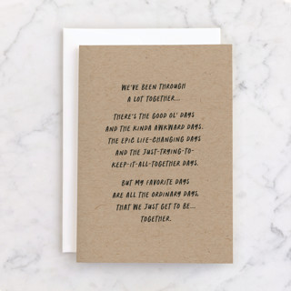 All the days Individual Just Because Greeting Cards