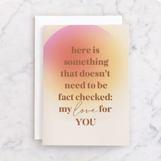 fact check Individual Just Because Greeting Cards