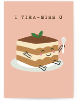 Tiramisu Individual Just Because Greeting Cards