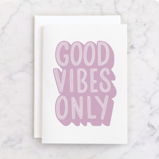 Good Vibrations Only Individual Kid's Birthday Greeting Cards
