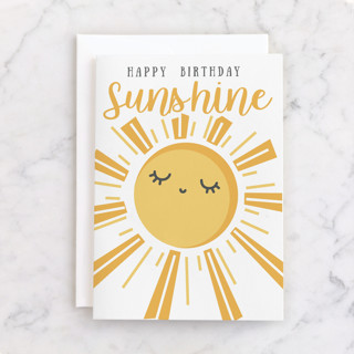 Sunshine Individual Kid's Birthday Greeting Cards