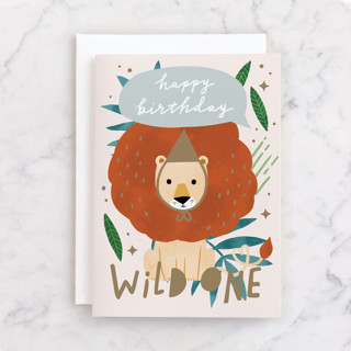 Happy Birthday Wild One Individual Kid's Birthday Greeting Cards