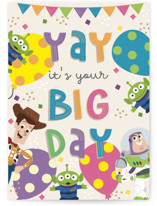 Disney and Pixar's Birthday Adventure Individual Kid's Birthday Greeting Cards