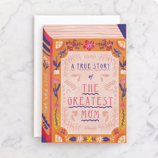 The Greatest Book of History About Mom Individual Mother's Day Greeting Cards