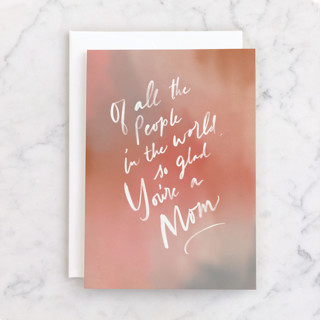 So Glad You're A Mom Individual Mother's Day Greeting Cards