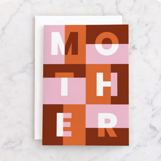 bold mother Individual Mother's Day Greeting Cards