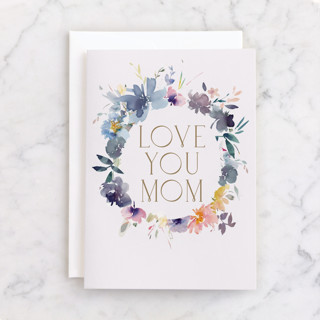 Floral Wisp Individual Mother's Day Greeting Cards