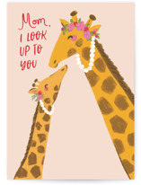 Look upto you Individual Mother's Day Greeting Cards