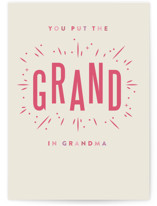Grand-Ma Individual Mother's Day Greeting Cards