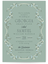 Trailing Garden Wedding Invitations