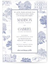 Southern Charm Toile Wedding Invitations