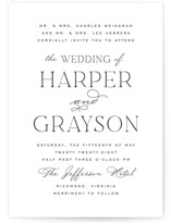 Tendu Wedding Invitations