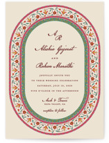 Mughal Gardens Wedding Invitations