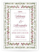 Vintage Sketched Wedding Invitations