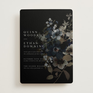 Vintage Botanical Wedding Invitations