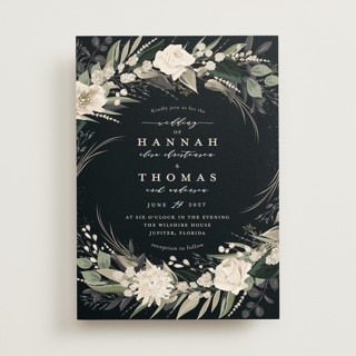Ivory Ring Wedding Invitations