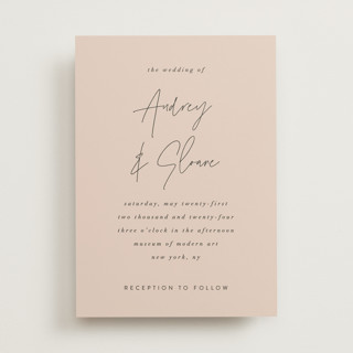 Script Wedding Invitations