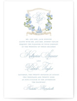 Coastal crest Wedding Invitations
