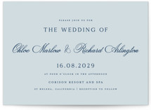 Landscape Script Wedding Invitations