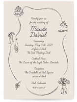 Sketchbook Love Wedding Invitations