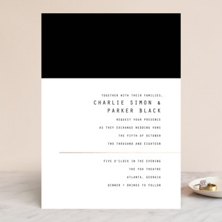 BOLD AS LOVE Wedding Invitations