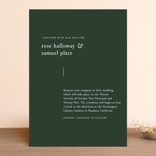 A Dash of Delight Wedding Invitations