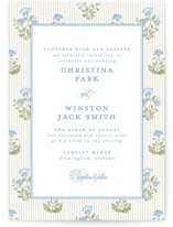 Patterned florals Wedding Invitations