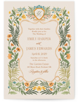 Garden Heirloom Wedding Invitations