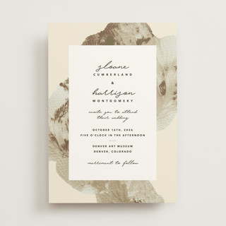 Organic Elegance Wedding Invitations