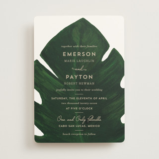 Palm Wedding Invitations