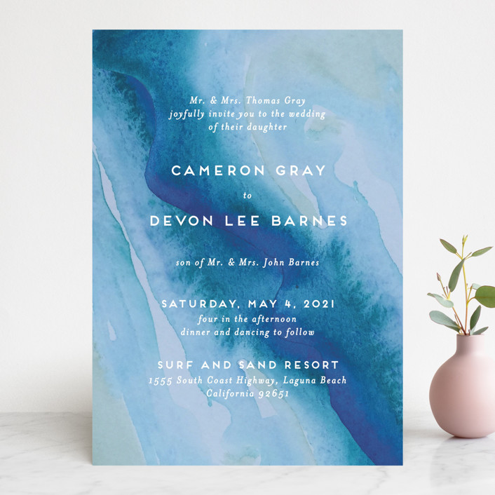 Tide Pools Wedding Invitations by Krissy Bengtson | Minted