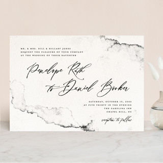 Inky Wedding Invitations