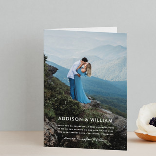 As if a Dream Folded Petite Wedding Invitations