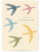 Wings of peace Individual Sympathy Greeting Cards