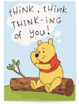Disney's Winnie the Pooh Thinking of You Individual Sympathy Greeting Cards