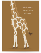 Above and Beyond Individual Thank You Greeting Cards