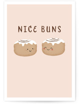 Nice buns Individual Valentine's Day Greeting Cards