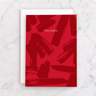 I'm yours. Individual Valentine's Day Greeting Cards