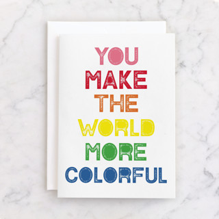 Colorful Individual Valentine's Day Greeting Cards