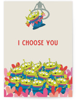 Disney And Pixar's Alien Valentine's Day Individual Valentine's Day Greeting Cards