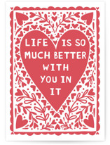 From the heart Individual Valentine's Day Greeting Cards