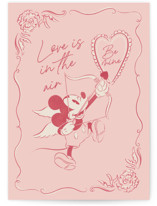 Disney Mickey’s Vintage Valentine Cupid Individual Valentine's Day Greeting Cards