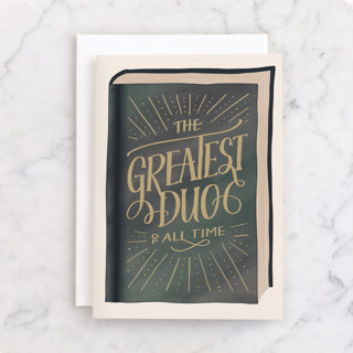 Greatest Duo Individual Wedding Greeting Cards